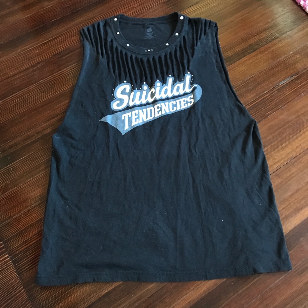 2PP RESTYLED// ReVamp’D SUICIDAL TENDENCIES CUTOFF - Picture 2 of 7